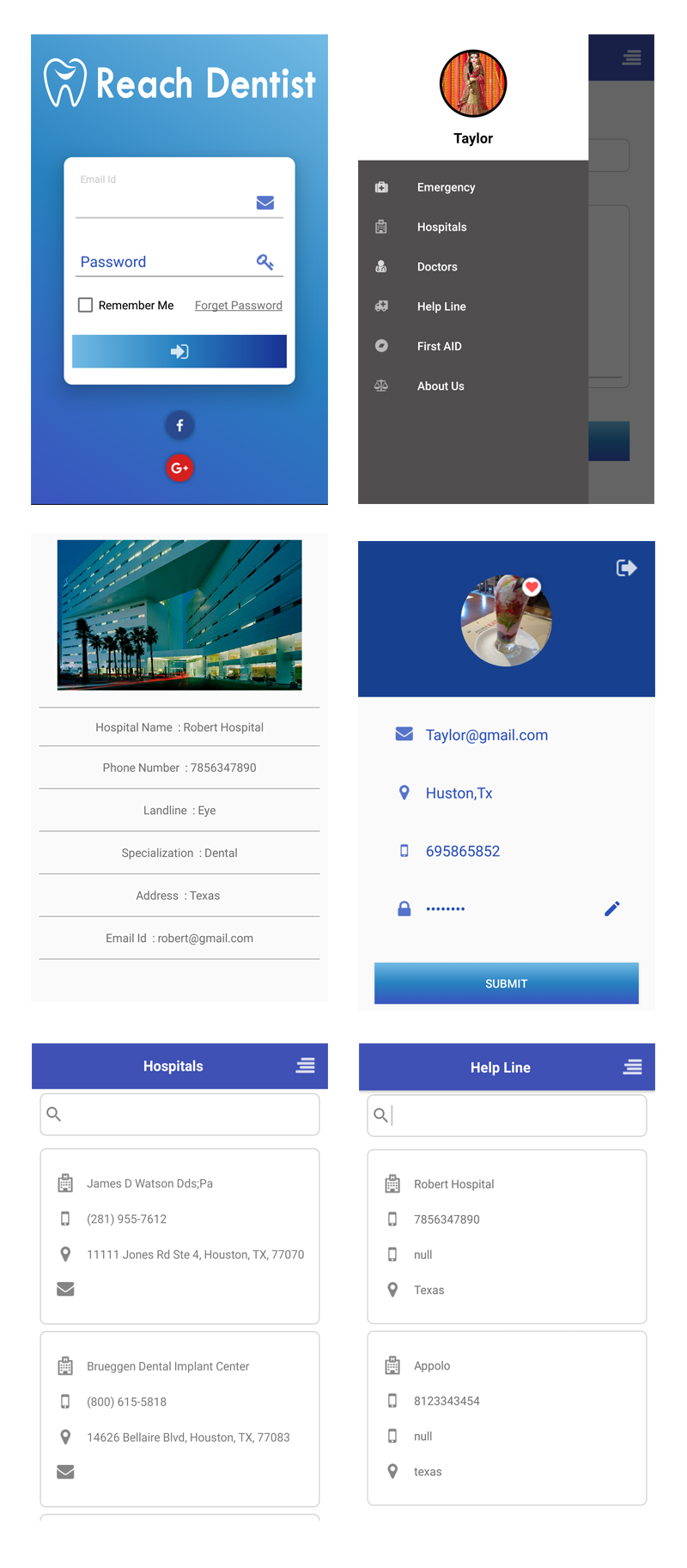 Android App for Dentally Related Data Android App for Dentally Related Data