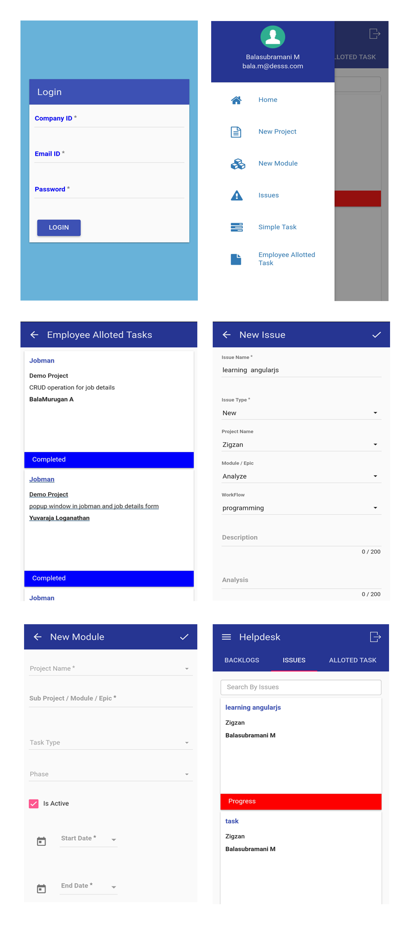 Help Desk android app development Help Desk android app development