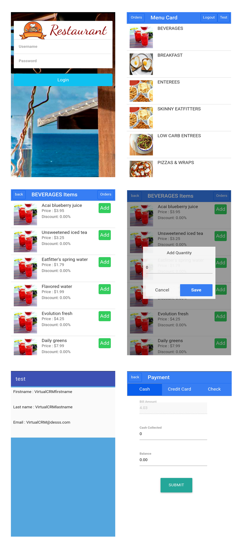 Food & Drink point of sales Android app Developer 