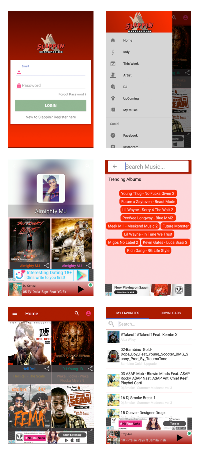 Music Entertainment Android app 