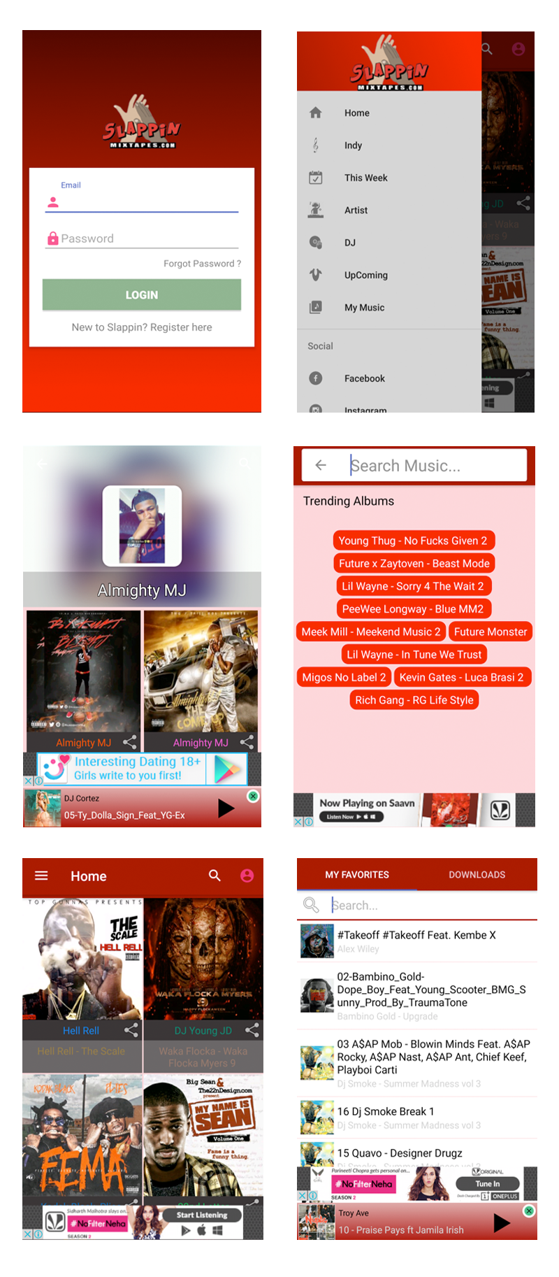 Music Entertainment Android app Music Entertainment Android app