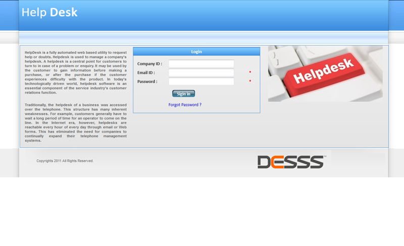 HelpDesk Online, IT solutions website design 