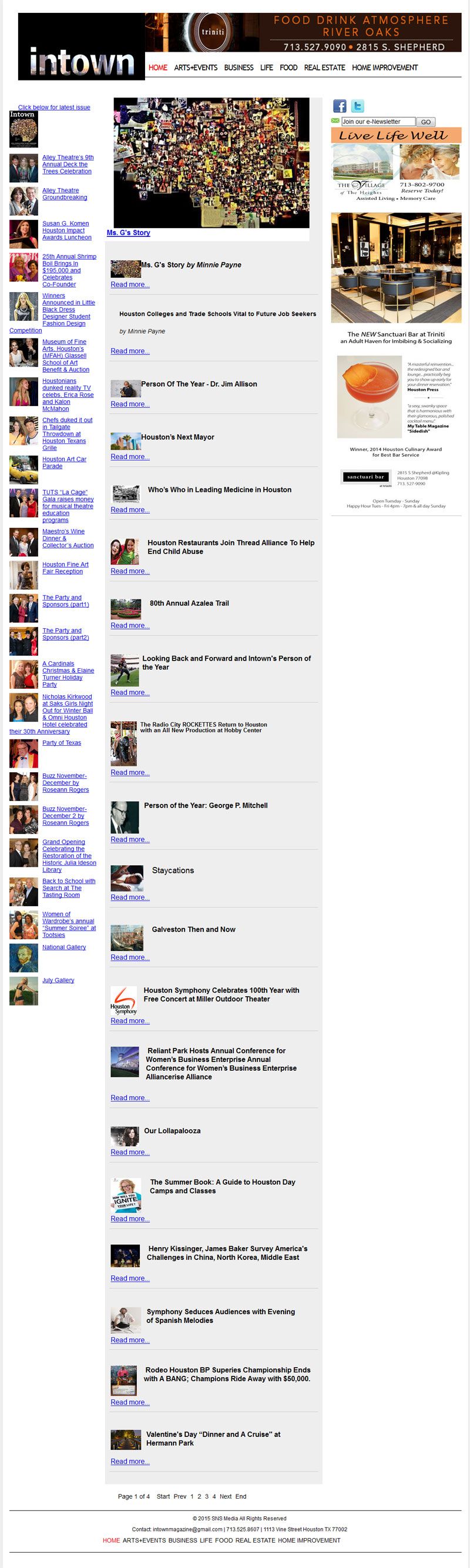 Events, things to do Magazine website design and development Events, things to do Magazine website design and development