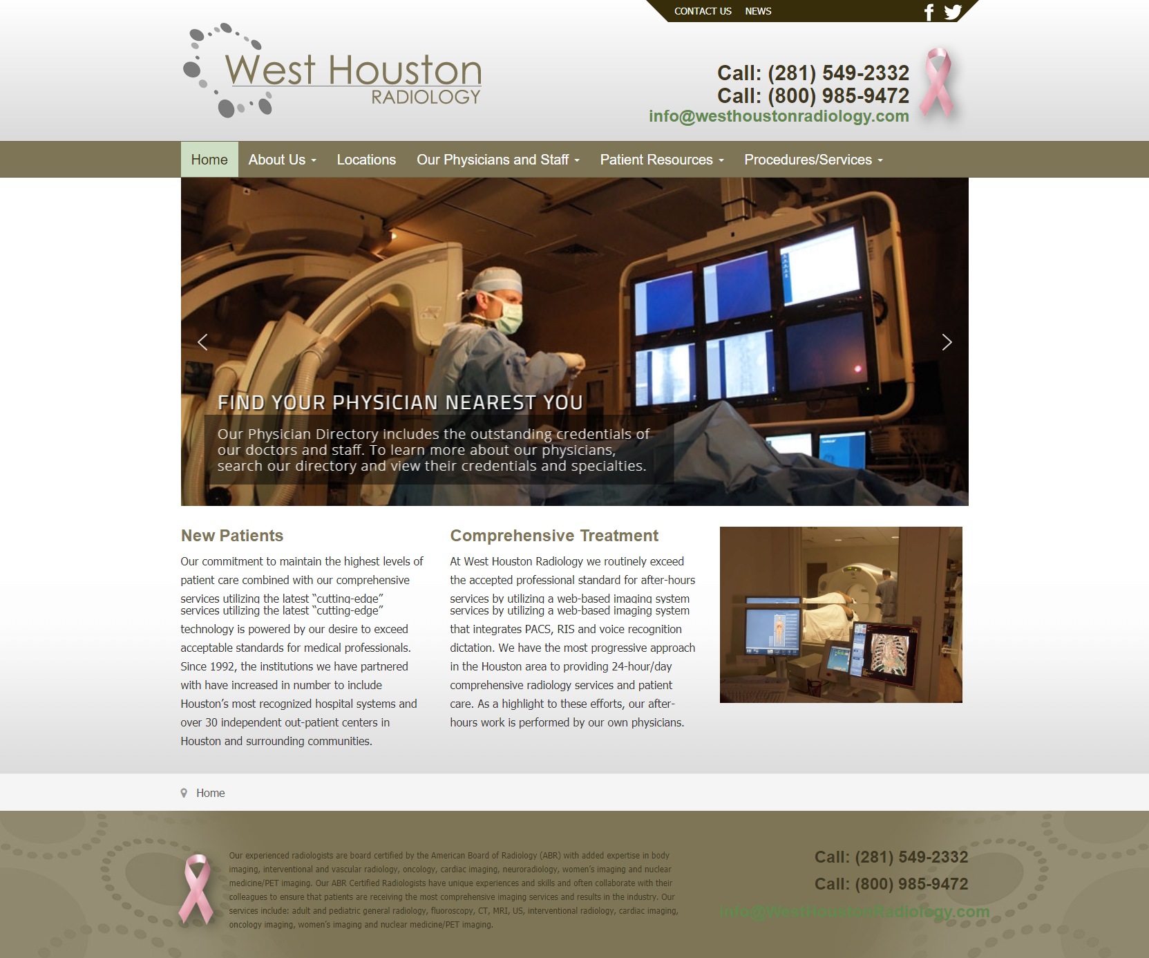 Medical and Healthcare website design and development 