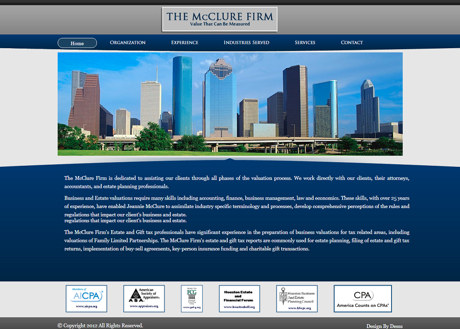 Business and Estate valuations Company Web Design and Development Business and Estate valuations Company Web Design and Development