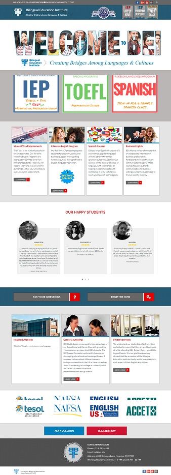 Content Management System for language Institutes business Content Management System for language Institutes business