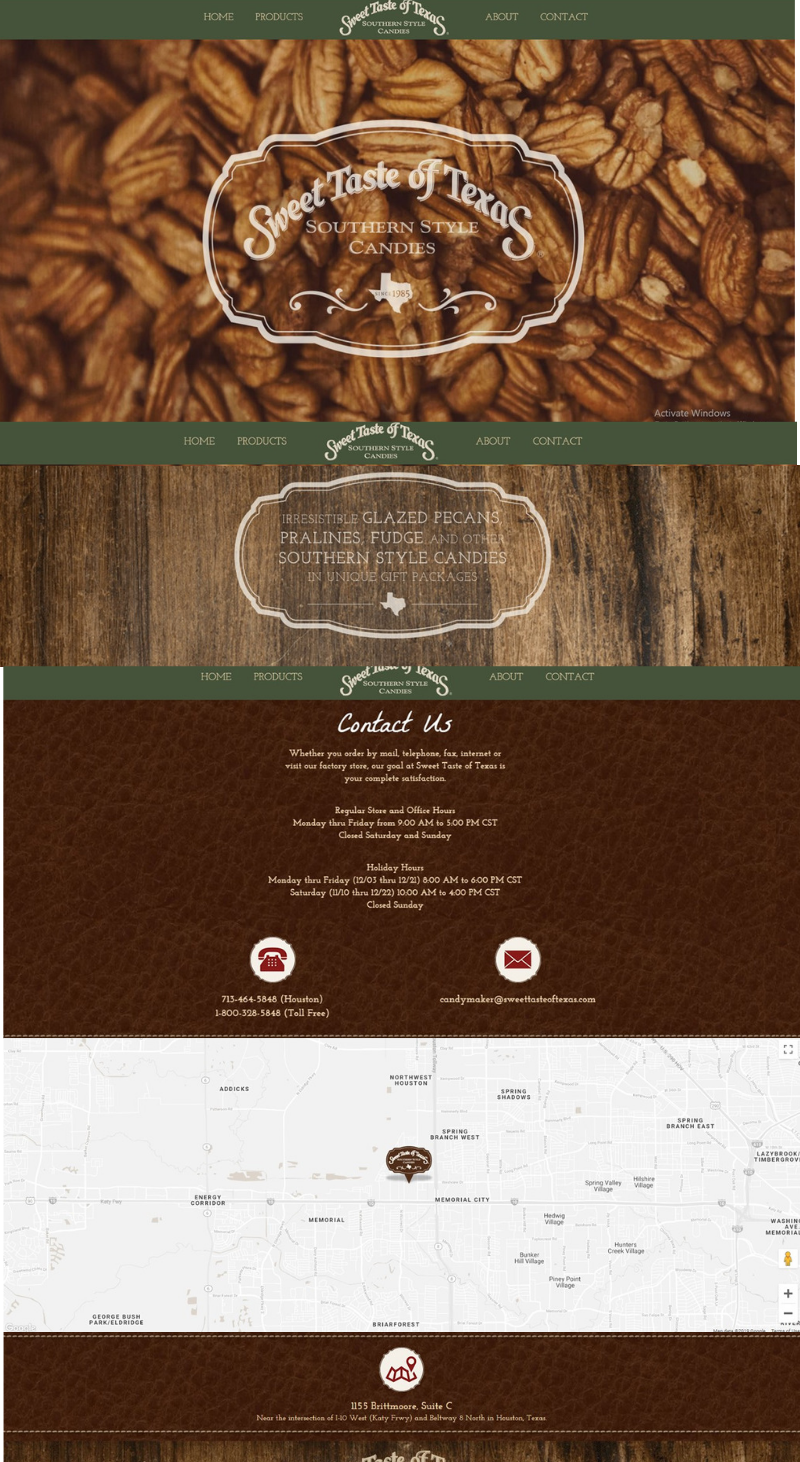 Sweet Shop E Commerce web design Sweet Shop E Commerce web design